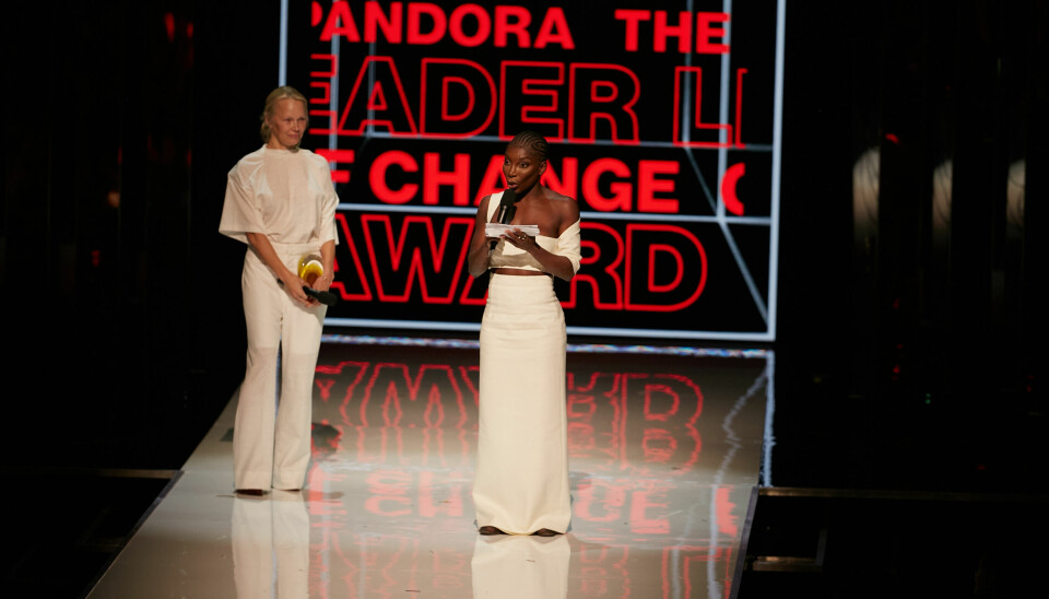 Award presented by Pamela Anderson